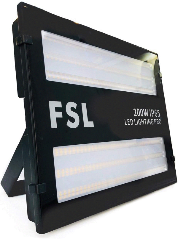 FSL FLOODLIGHT PRO, AC180-265V, 200W, AL+Glass, 6.492kg, IP65, 6500k.